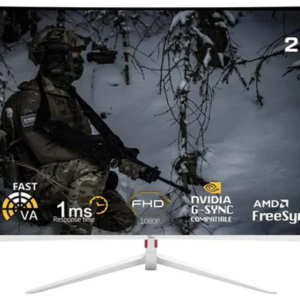 Twisted Minds 23.6inch FHD VA 200Hz 1ms Curved Gaming Monitor White