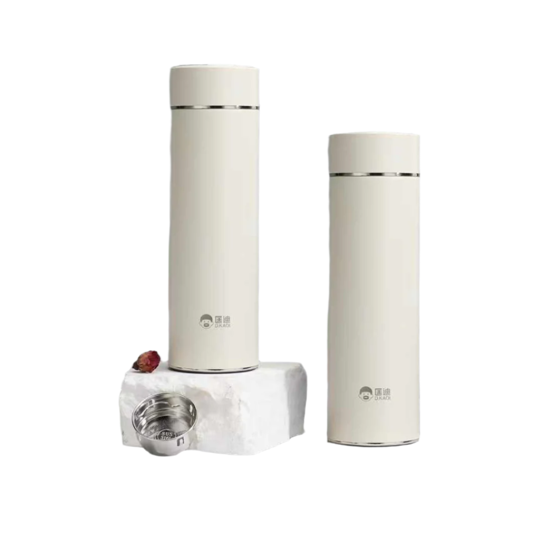 D.Kadi Vacuum Bottle 450ML - White