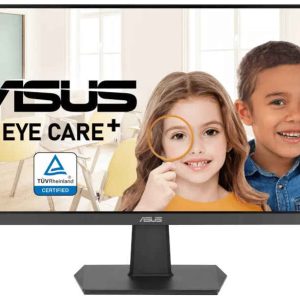 ASUS VA24EHF Eye Care Gaming Monitor – 24-inch (23.8-inch viewable), IPS, Full HD, Frameless, 100Hz, Adaptive-Sync, 1ms MPRT, HDMI, Low Blue Light, Flicker Free, Wall Mountable