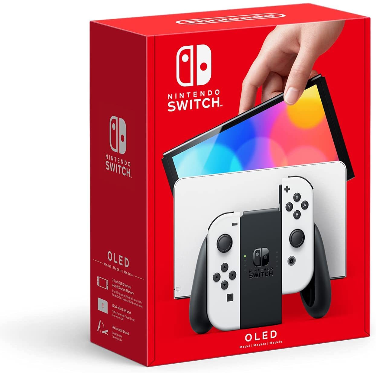 Nintendo Switch OLED Model w/ White Joy Con - Image 2