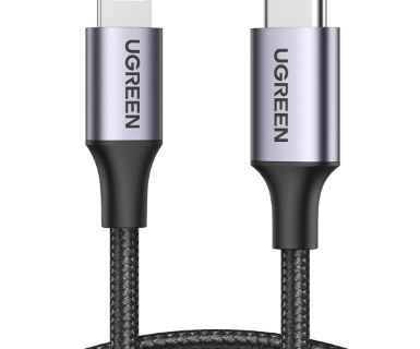 UGREEN USB-C to Lightning Cable Aluminum Shell Braided 1m (Silver) US304 - Default Title