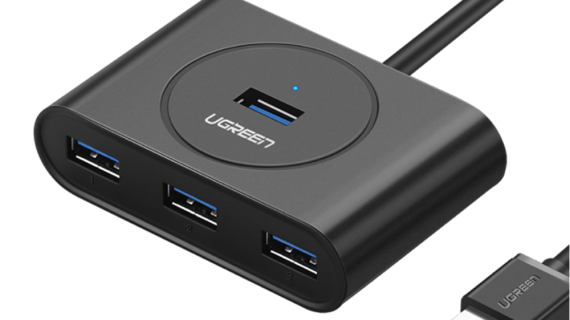 UGREEN USB 3.0 Hub 1m (Black) - Default Title