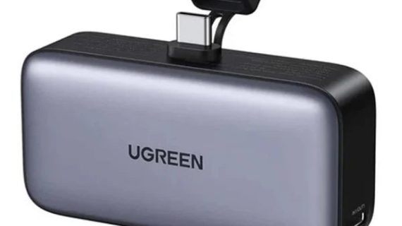 UGREEN 5000mAh Power Bank with Built-in USB-C Connector - Default Title